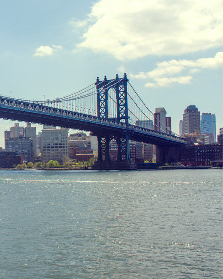 El puente de Manhattan.