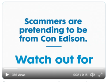 scam warning video