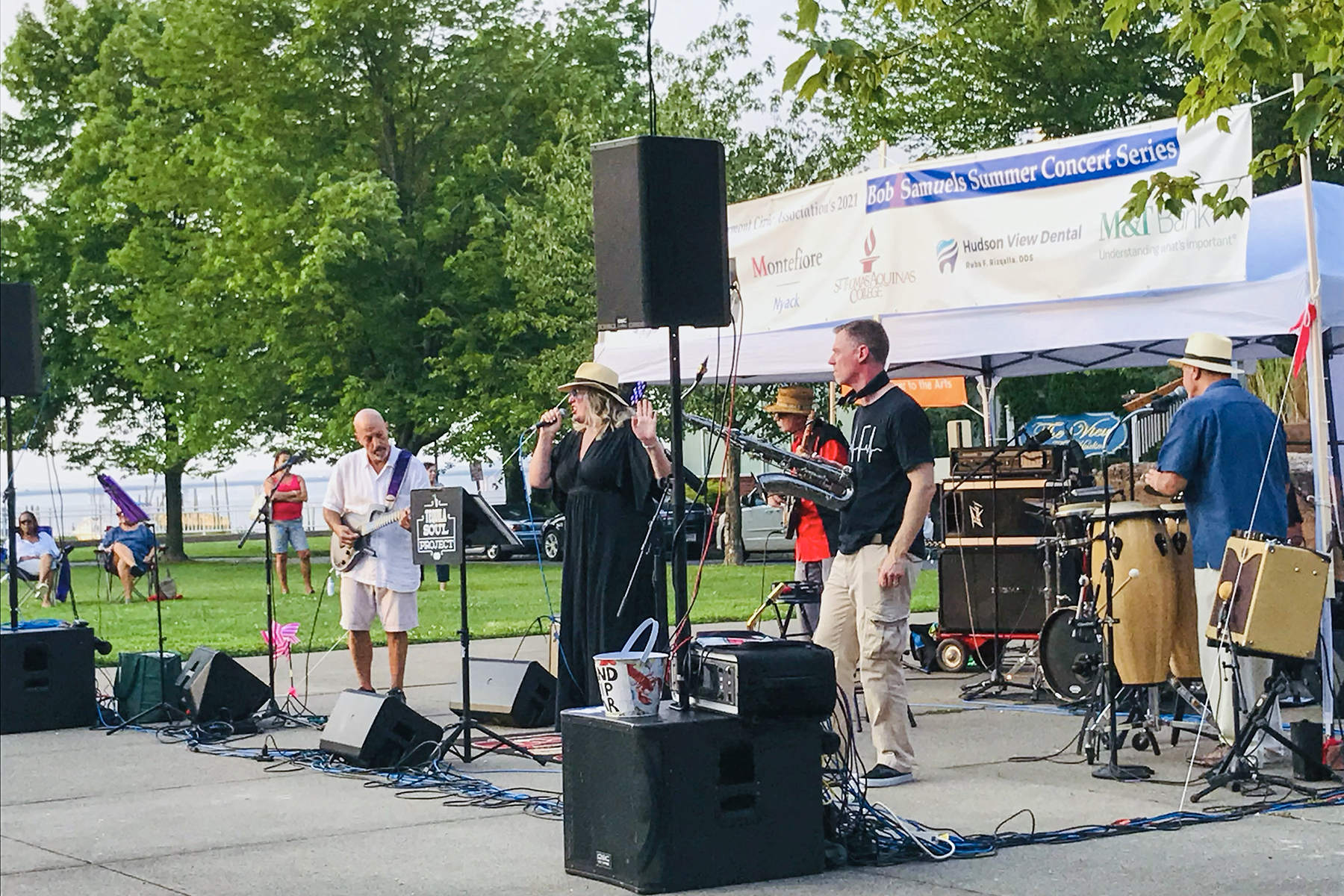 This was the scene one Thursday night last summer at the Piermont Civic Association’s Bob Samuels Summer Concert Series.